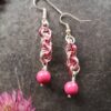 2 in 2 Link Earrings - Pretty in Pink - Image 2