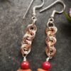 2 in 2 Link Earrings - Fire Collection - Image 3