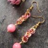 2 in 2 Link Earrings - Pretty in Pink - Image 3
