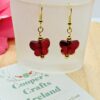 Crystal Butterfly Earrings