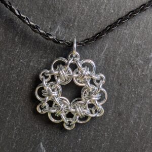 Pixie Circle Chainmaille Pendant