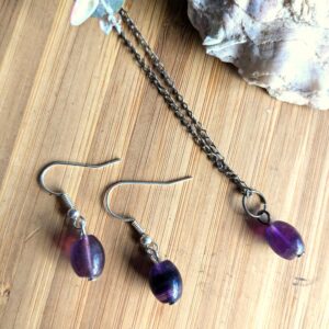 Dark Amethyst Chain set