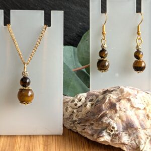 Tigers Eye Chain Set
