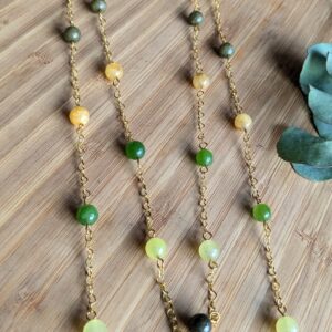 2 strands Jade Heart Chain
