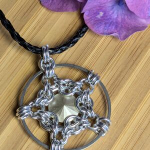 Aster Chainmaille Pendant